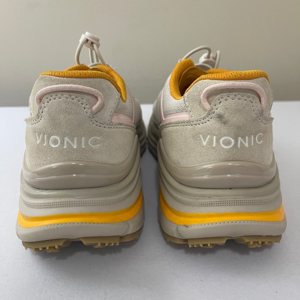 Vionic Walk Max Sierra Sneakers Womens 6.5 Beige Pink Walking Water Resistant‎ - Picture 3 of 12